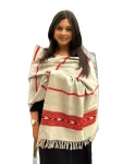11 Dori LIght Grey Handmade Woolen Stole