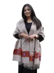 Light pink Kinnauri Palla Stole
